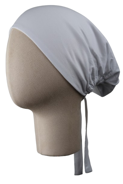 White Satin-Lined Bamboo Undercap