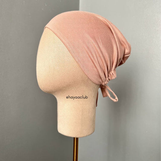 Nude Satin-Lined Bamboo Undercap